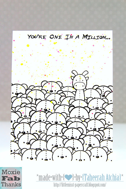 One-In-A-Million Cute Bear card by Taheerah Atchia