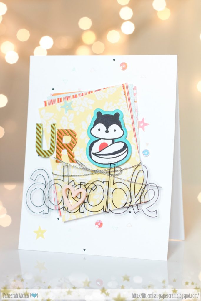 U R Adorable Skunk Card by Taheerah Atchia