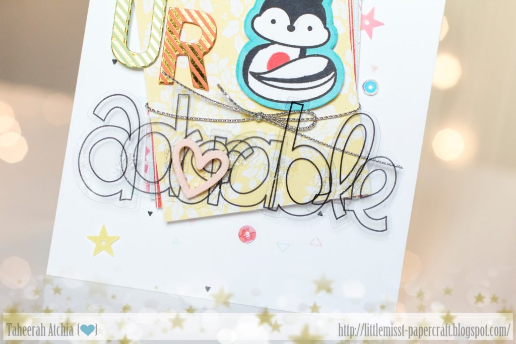 U R Adorable Skunk Card by Taheerah Atchia