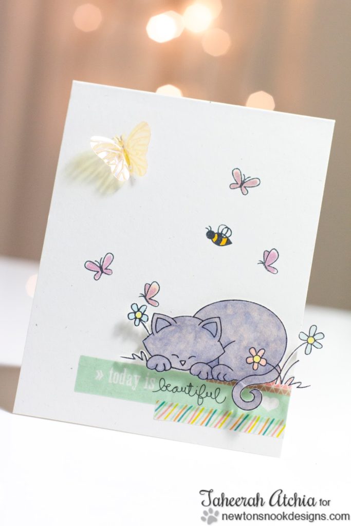 Today is Beautiful Kitty Daydream Card by Taheerah Atchia
