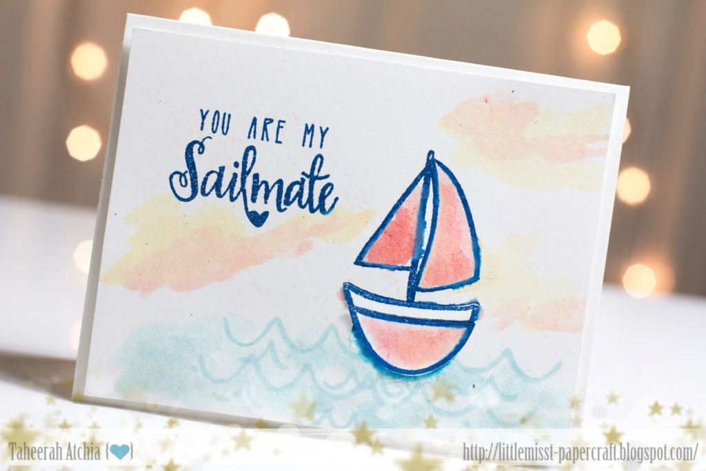 You Are My Sailmate Card by Taheerah Atchia
