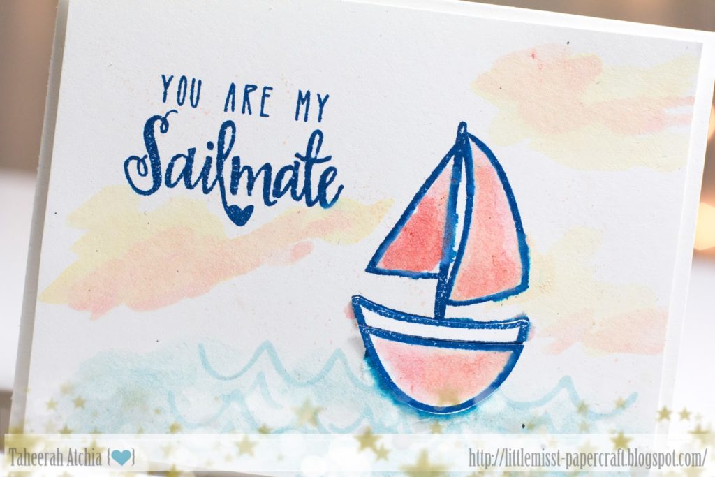 You Are My Sailmate Card by Taheerah Atchia