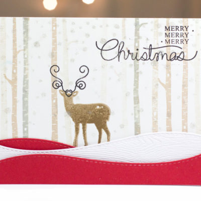 Merry Christmas Deer card by Taheerah Atchia