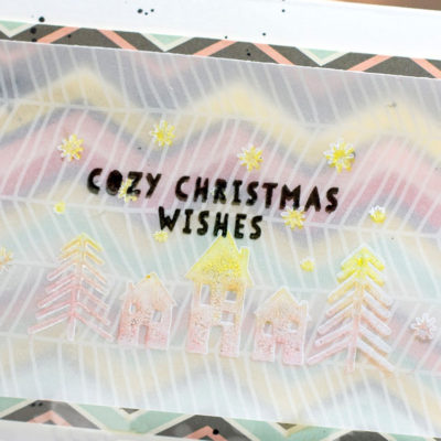 Cosy Christmas Wishes card by Taheerah Atchia